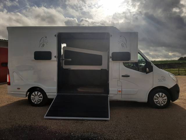 Kleine paardenvrachtwagen (B rijbewijs) Renault Master 2019 Tweedehands