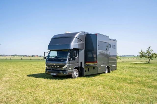 Zware paardenvrachtwagen (groot rijbewijs) Anka DAIMLER FUSO CANTER 7C18 ANKA POP OUT 2026 Nieuw