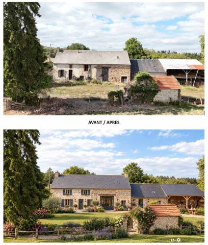 Te restaureren boerderij Koop Creuse