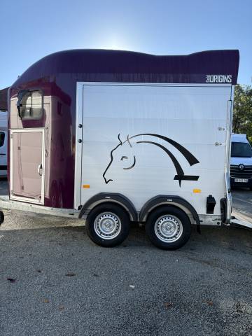 Paardentrailers Cheval Libert&eacute; Gold origins aluline purple  2 Paarden 2026 Nieuw