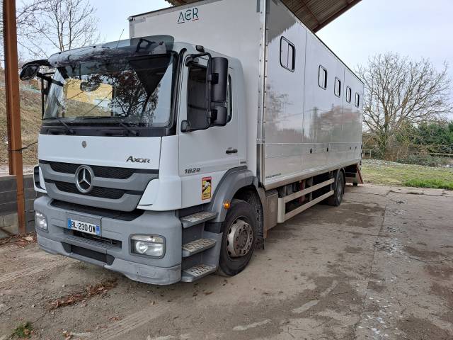 Zware paardenvrachtwagen (groot rijbewijs) Mercedes AXOR 1829 2011 Tweedehands