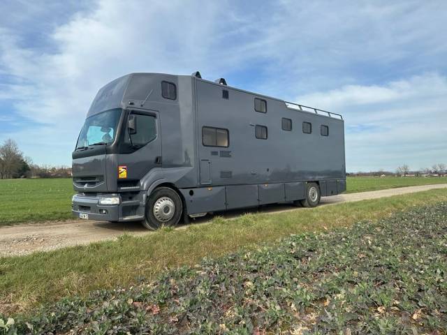 Zware paardenvrachtwagen (groot rijbewijs) Renault Premuim 340 1996 Tweedehands