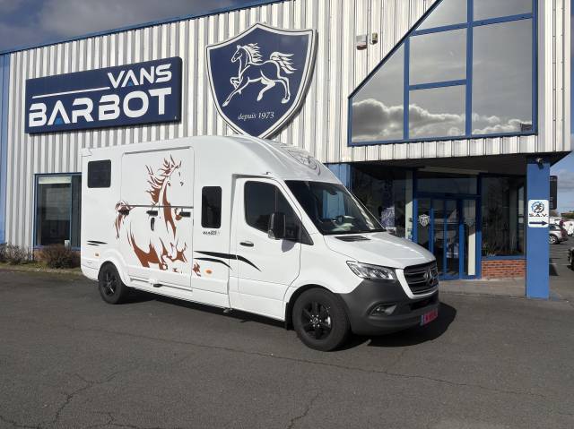 Kleine paardenvrachtwagen (B rijbewijs) Barbot Sprinter 2026 Nieuw