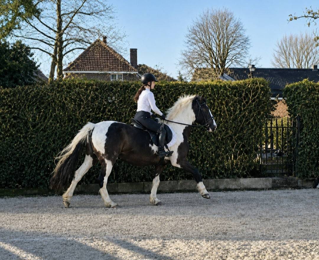 Cheval pie bai 4 ans BWP hongre 