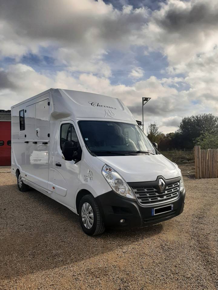 Kleine paardenvrachtwagen (B rijbewijs) Renault Master 2019 Tweedehands