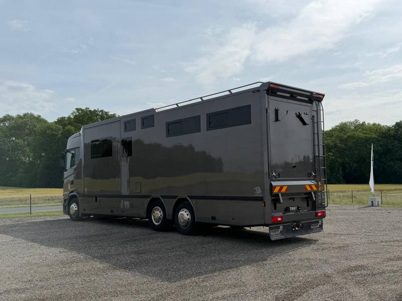 Zware paardenvrachtwagen (groot rijbewijs) Scania Paillard 2018 Tweedehands