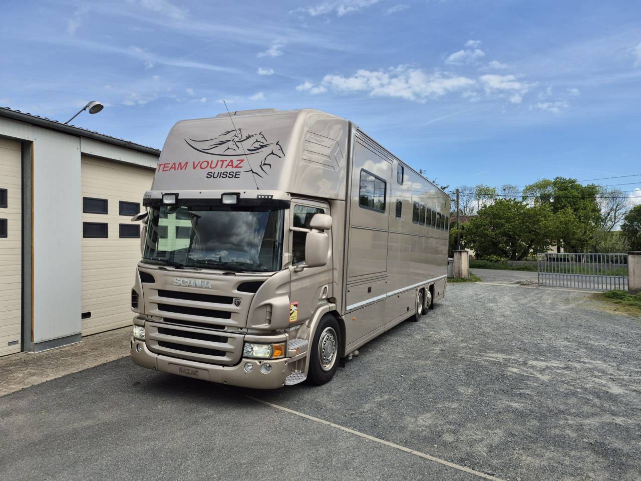 Zware paardenvrachtwagen (groot rijbewijs) Ketterer SCANIA P400 KETTERER 2012 Tweedehands