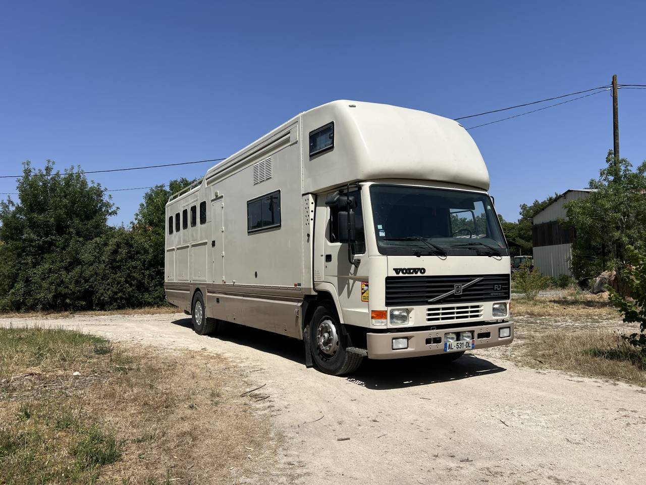 Zware paardenvrachtwagen (groot rijbewijs) Volvo Fl7 1995 Tweedehands
