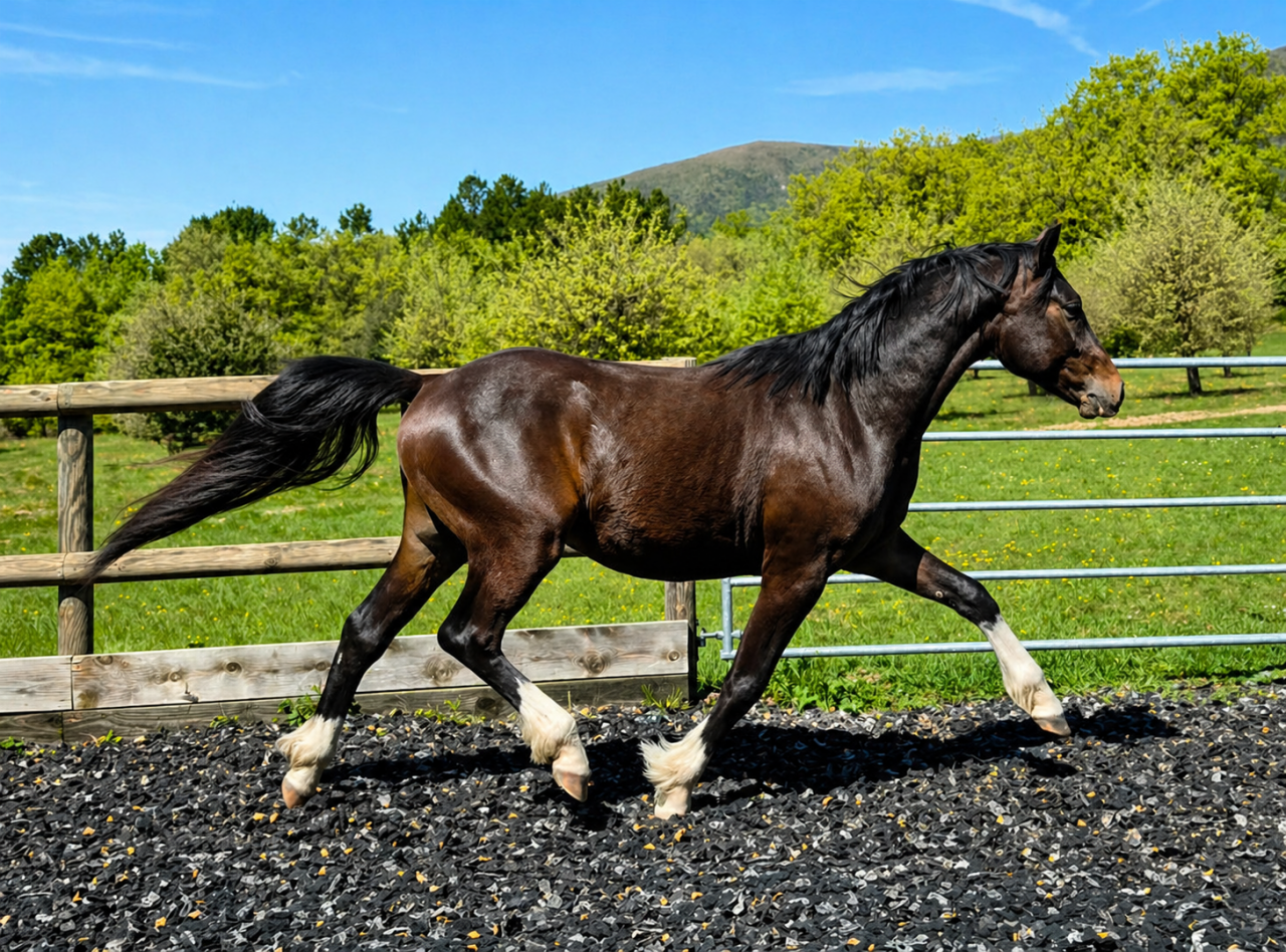 Hengst Franse rijpony PFS Te koop 2024 Bruin / Bai