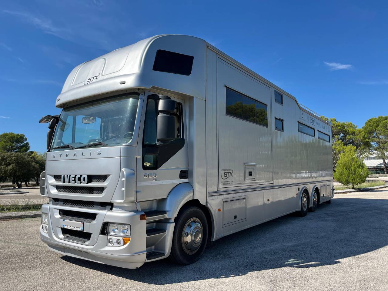 Zware paardenvrachtwagen (groot rijbewijs) Iveco STX 2008 Tweedehands