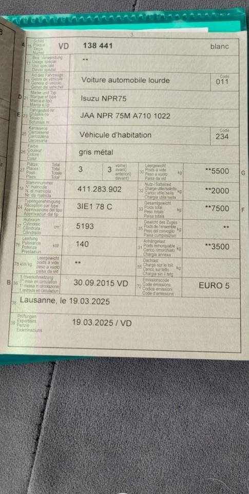 Zware paardenvrachtwagen (groot rijbewijs) Isuzu Equitrek 2025 Tweedehands
