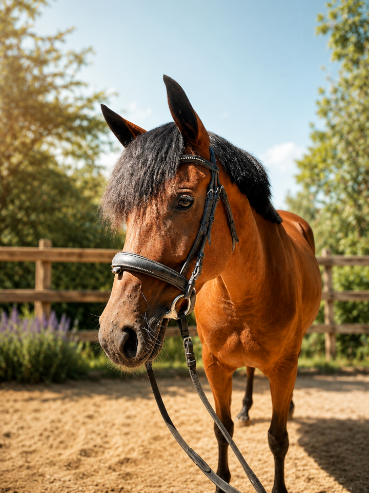 Merrie Franse rijpony PFS Te koop 2021 Donker bruin / bai