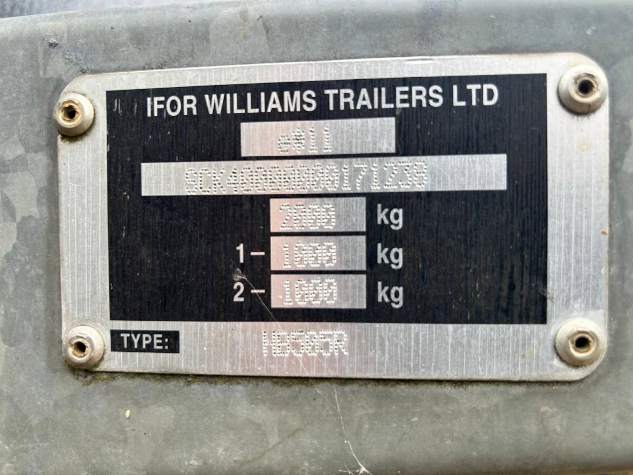 Paardentrailers Ifor Williams HB505R 2 Paarden 1996 Tweedehands