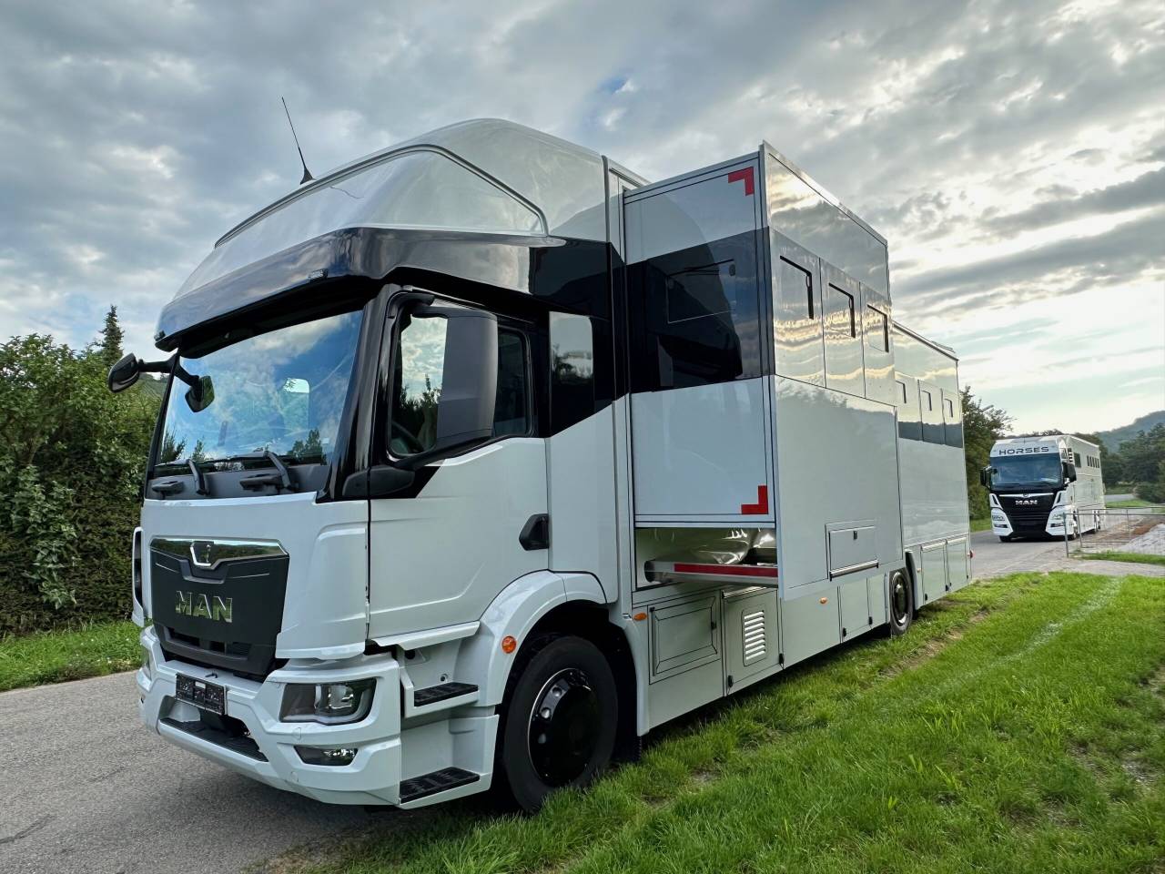 Zware paardenvrachtwagen (groot rijbewijs) Man MAN TGM 18.320 ANKA POP OUT 2026 Nieuw