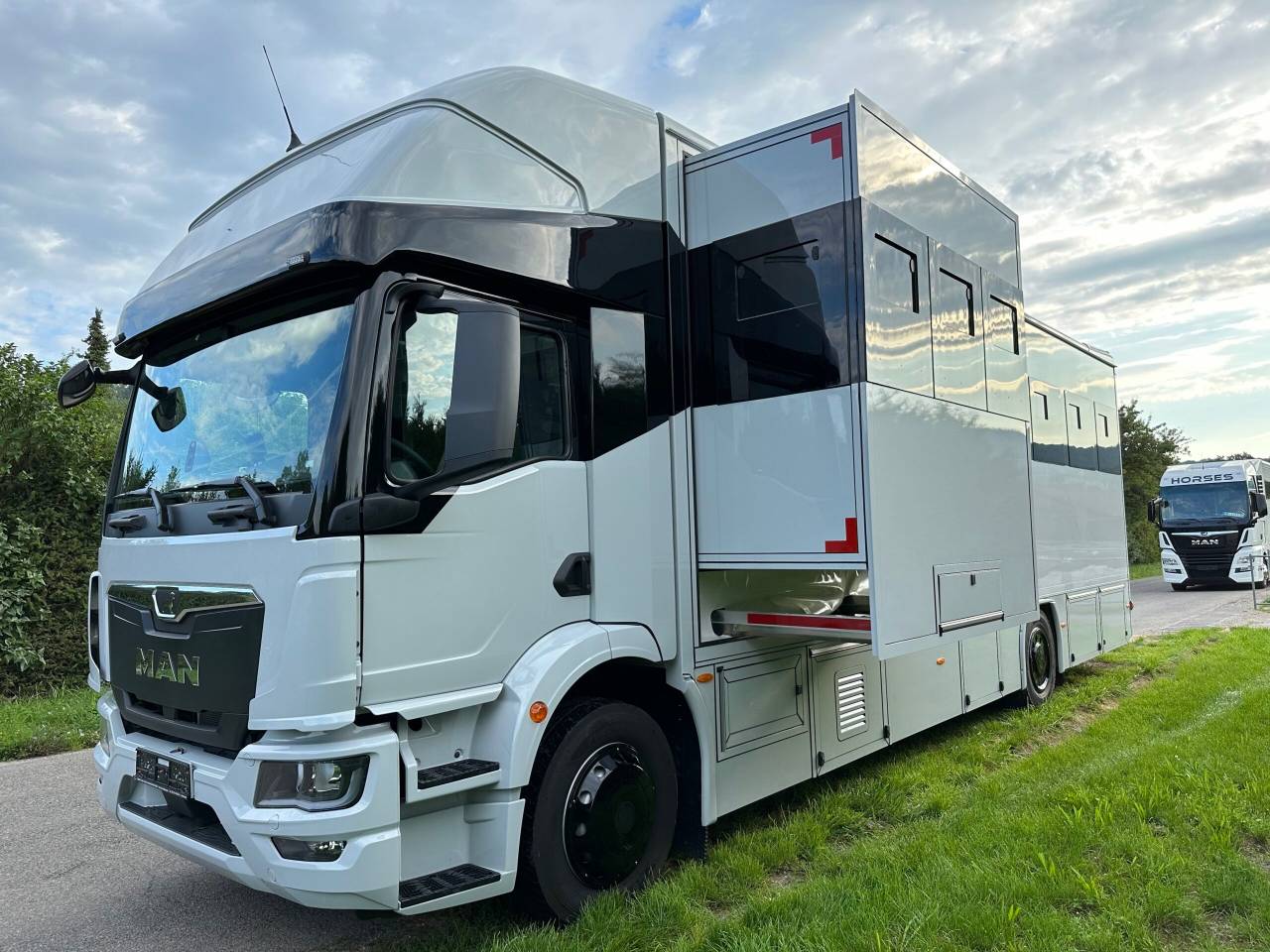Zware paardenvrachtwagen (groot rijbewijs) Man MAN TGM 18.320 ANKA POP OUT 2026 Nieuw