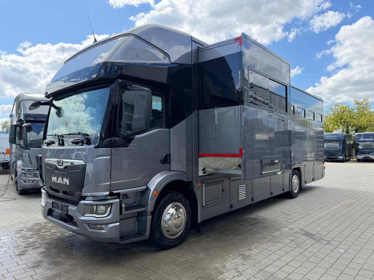 Zware paardenvrachtwagen (groot rijbewijs) Man MAN TGM 18.320 ANKA POP OUT 2026 Nieuw