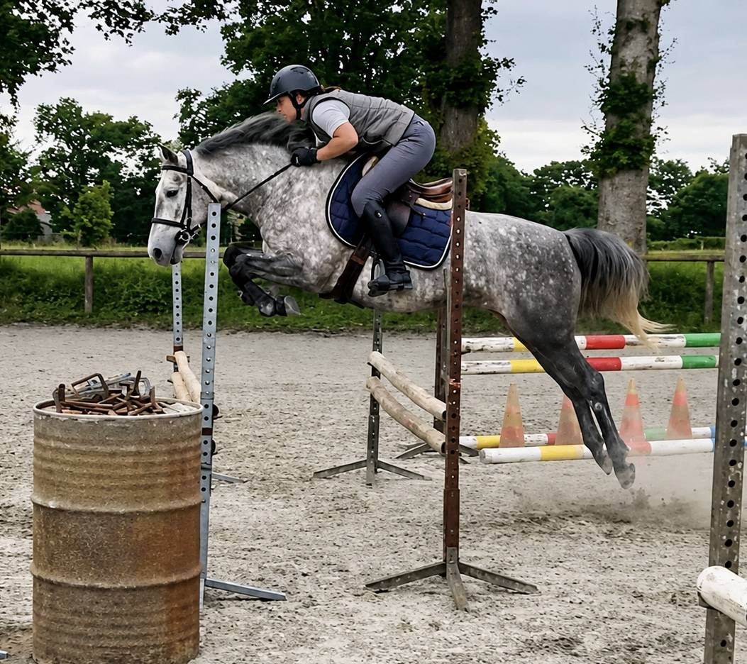Merrie Franse rijpony PFS Te koop 2022 Schimmel