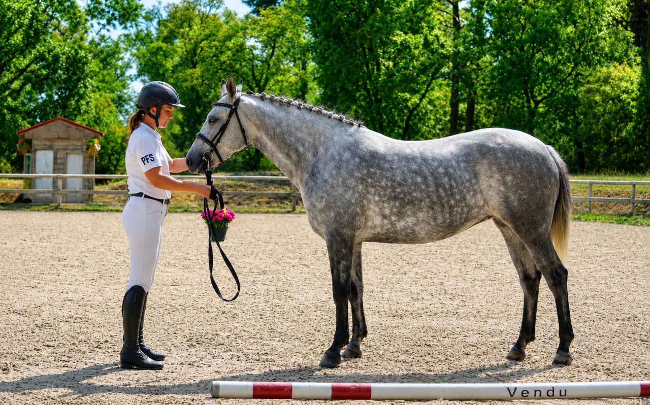 Merrie Franse rijpony PFS Te koop 2022 Schimmel