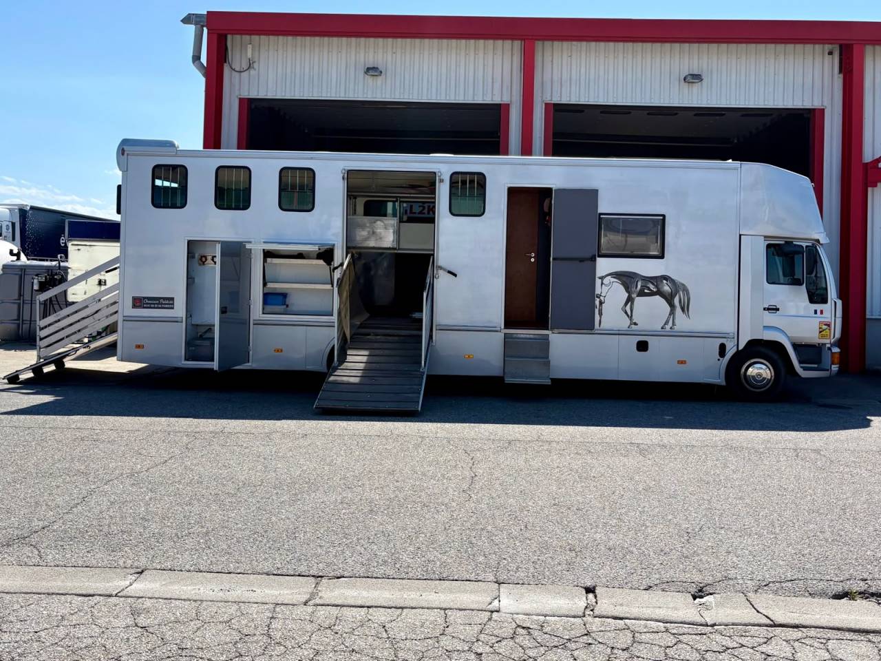 Zware paardenvrachtwagen (groot rijbewijs) Man 12224 2000 Tweedehands