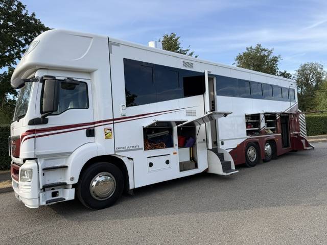 Kleine paardenvrachtwagen (B rijbewijs) Man TGS Empire Ultimate  2013 Tweedehands