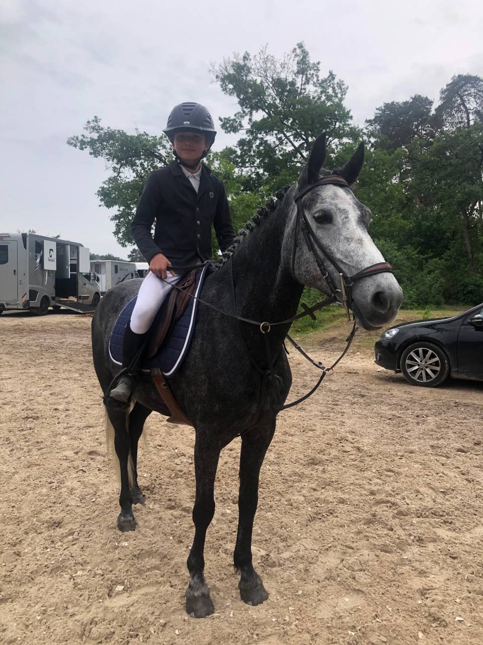 Merrie Franse rijpony PFS Te koop 2018 Schimmel ,  Juke Box du Buhot, PFS