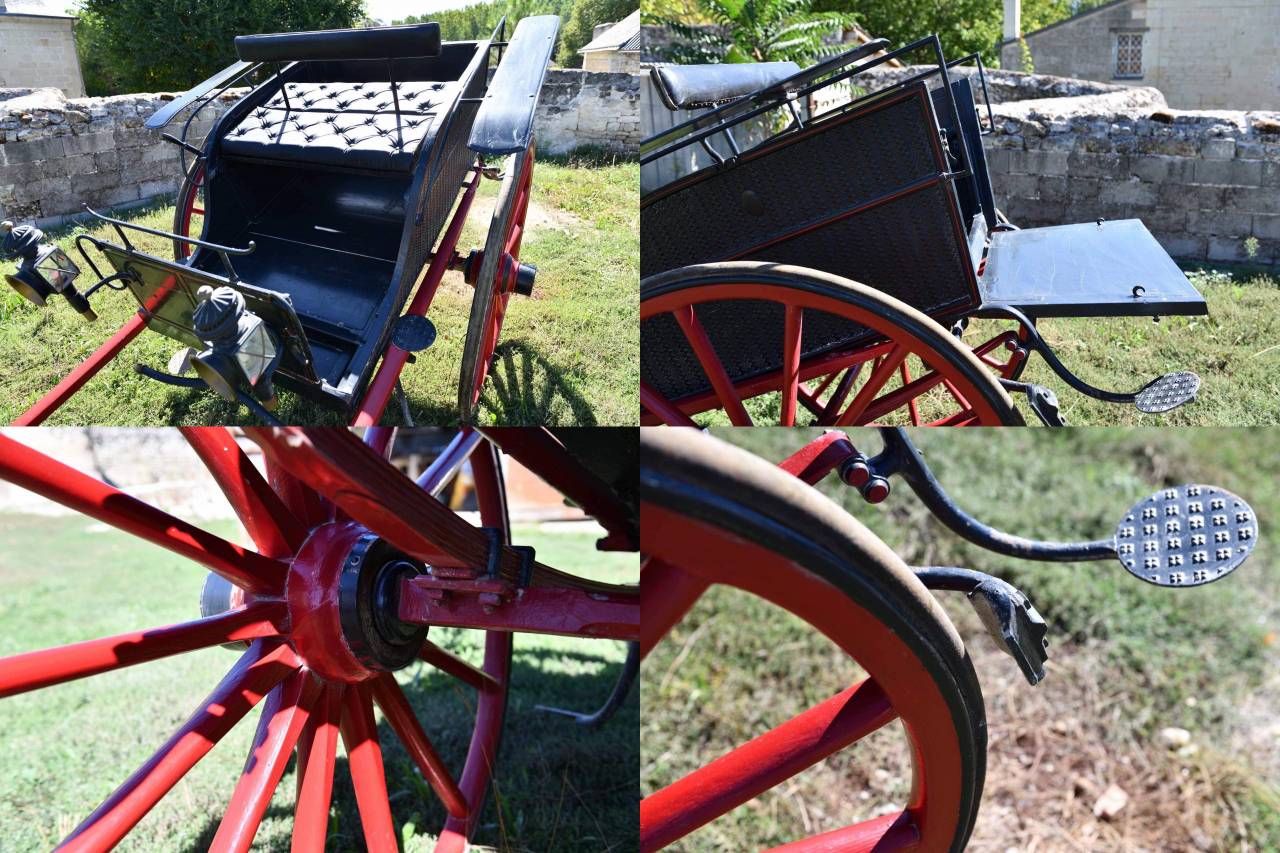 Rijtuigen - Cal&egrave;che - Ander merk - dog-cart &agrave; 2 roues, de style anglais 