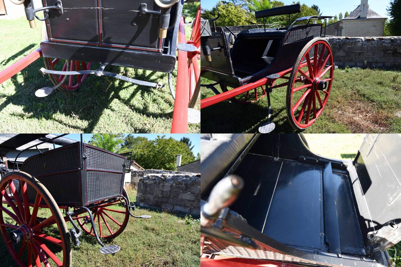 Rijtuigen - Cal&egrave;che - Ander merk - dog-cart &agrave; 2 roues, de style anglais 