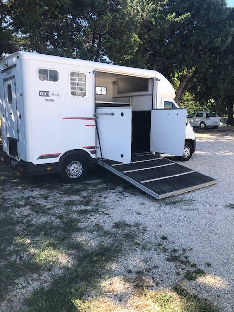 Kleine paardenvrachtwagen (B rijbewijs) Peugeot equitreck 2016 Tweedehands