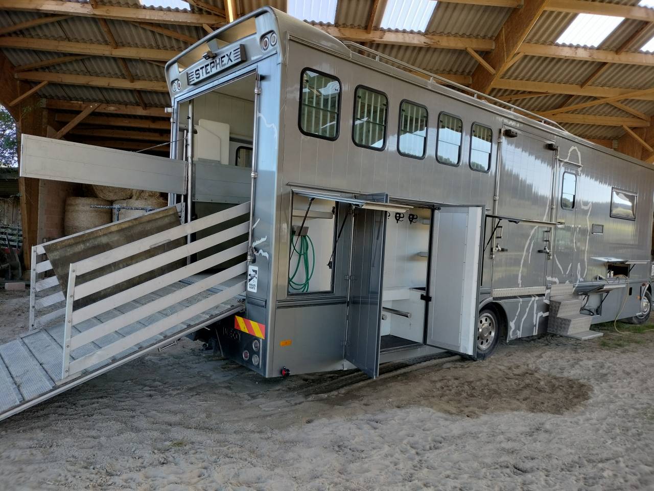 Zware paardenvrachtwagen (groot rijbewijs) Iveco STEPHEX 2006 Tweedehands