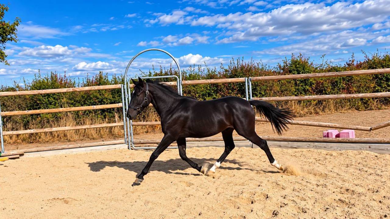 Veulen (vr) Paint Horse Te koop 2025 Zwart