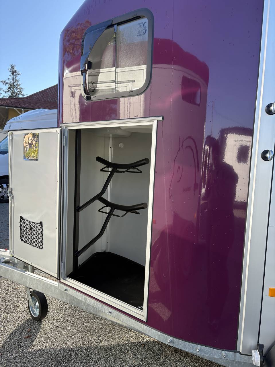 Paardentrailers Cheval Libert&eacute; Gold origins aluline purple  2 Paarden 2026 Nieuw