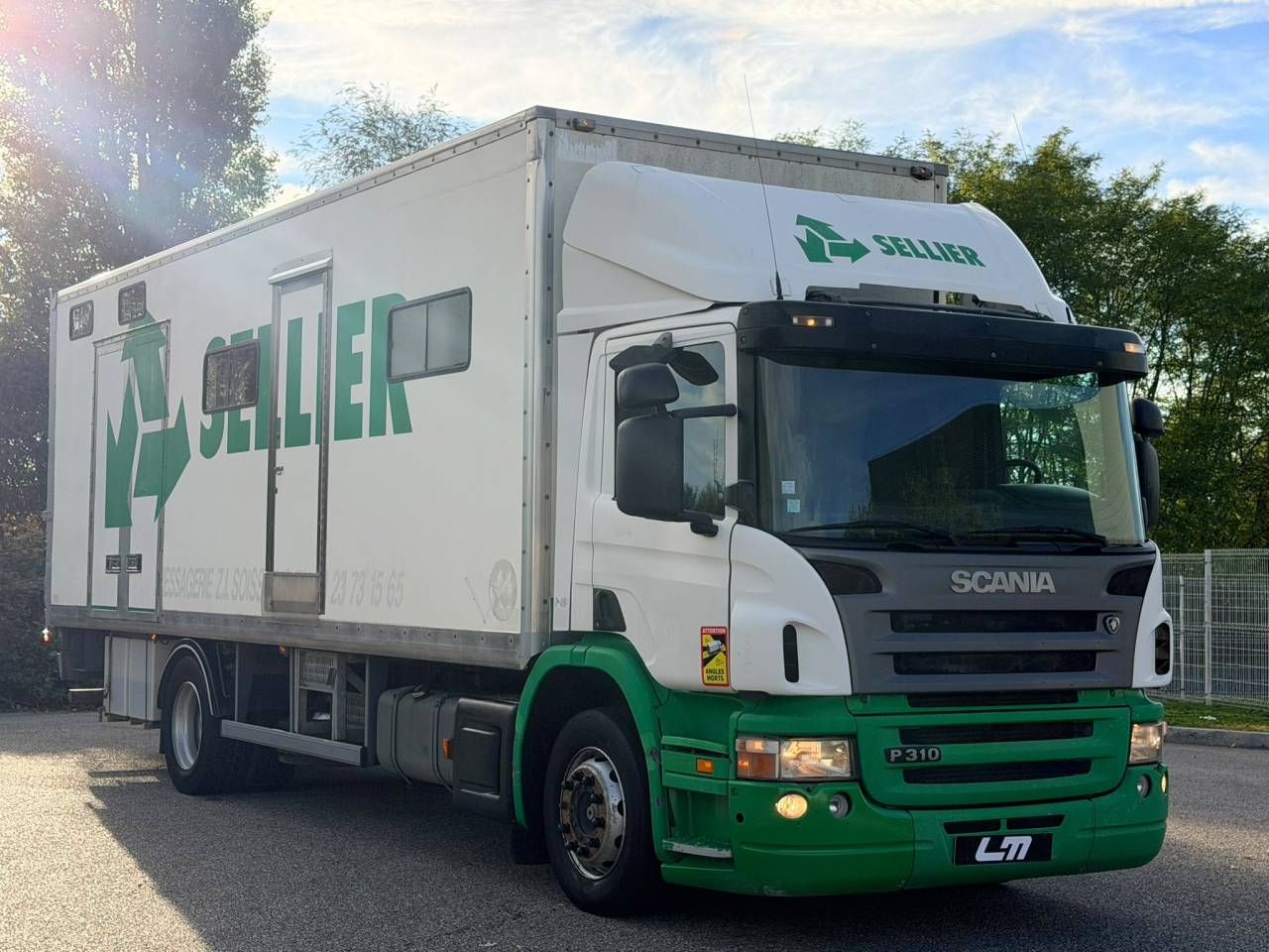 Zware paardenvrachtwagen (groot rijbewijs) Scania P.310 2005 Tweedehands