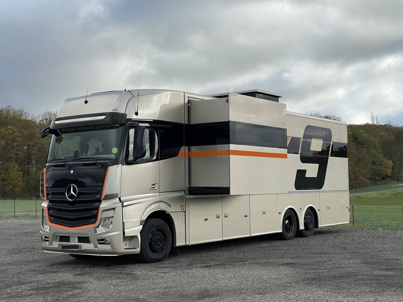 Zware paardenvrachtwagen (groot rijbewijs) Ketterer MERCEDES 2013 Tweedehands