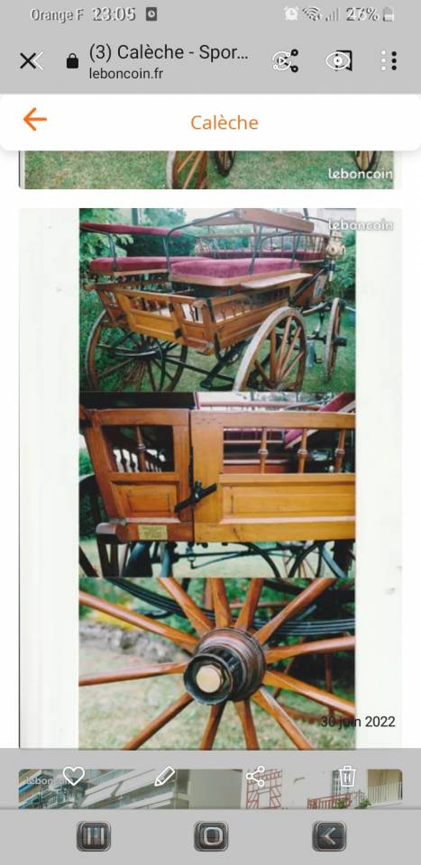 Rijtuigen - Break  Bernois Suisse 1880 