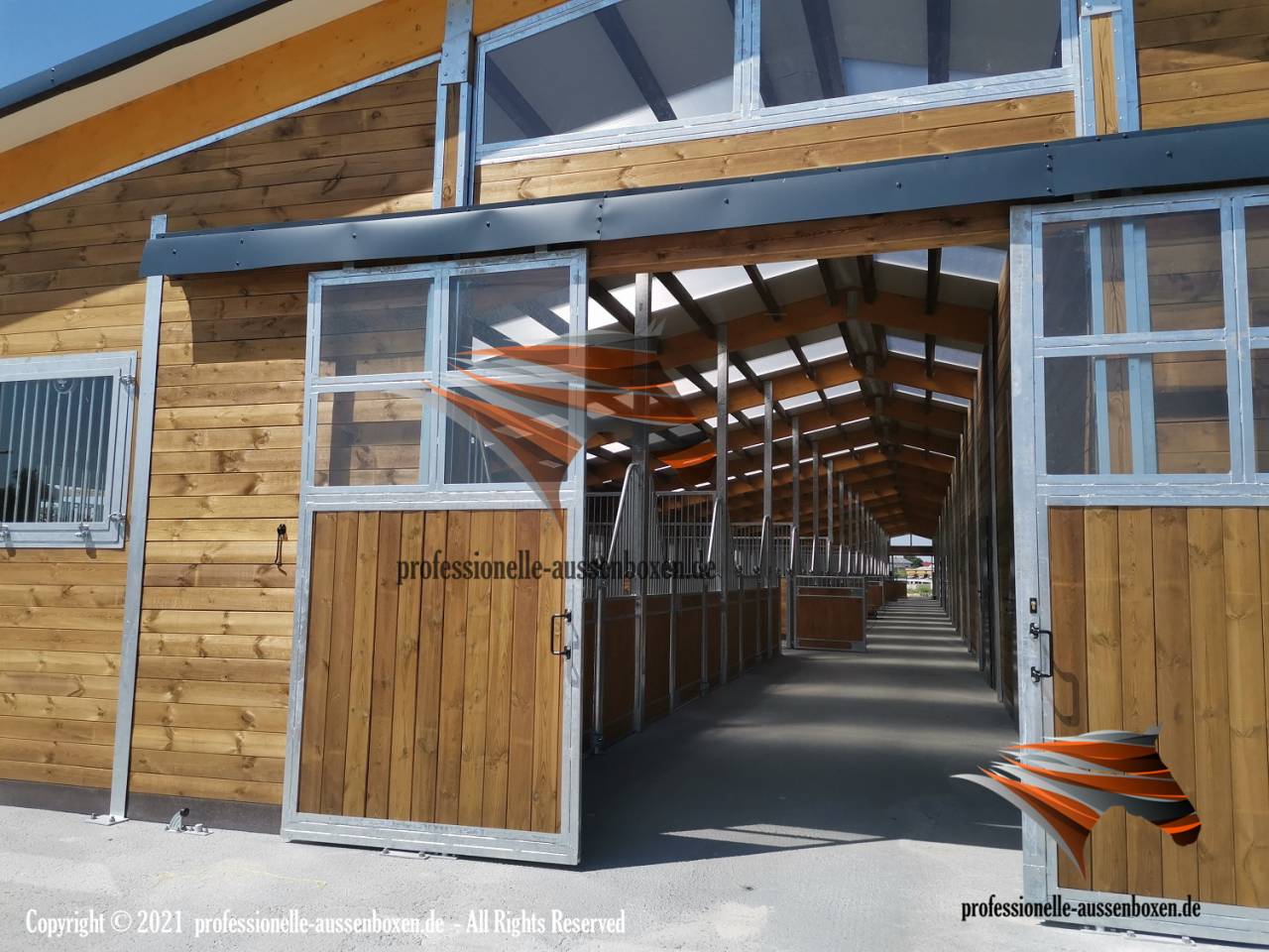 Buitenstallen, Paardenstallen, Paardenbox, Stallenbouw