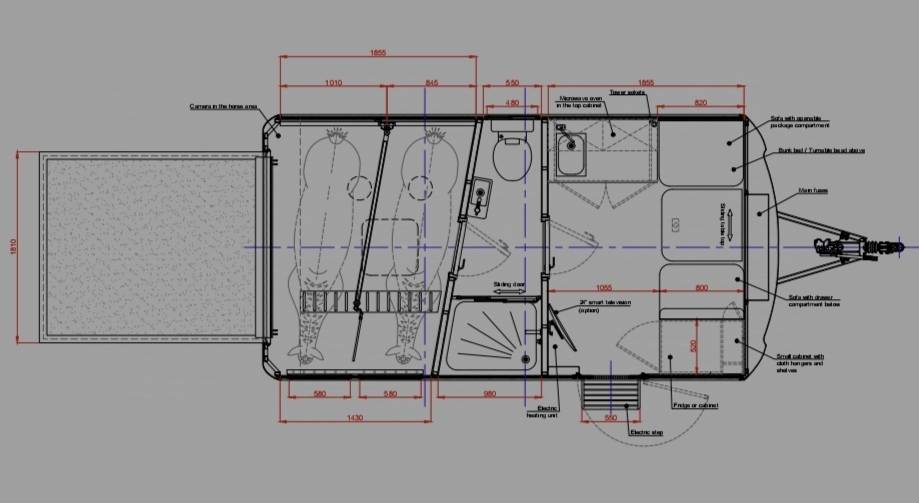 Paardentrailers Ander merk Krismar homecar 3.5 3 Paarden 2025 Nieuw