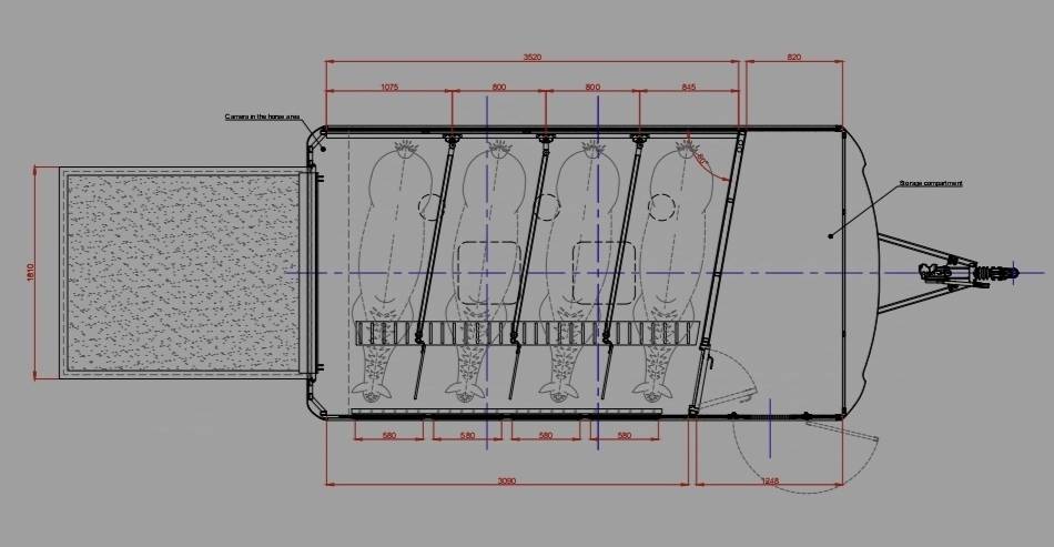 Paardentrailers Ander merk Krismar homecar 3.5 3 Paarden 2025 Nieuw