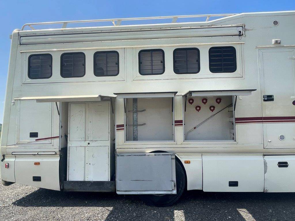 Zware paardenvrachtwagen (groot rijbewijs) Scania Donguy 2001 Tweedehands