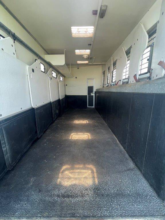 Zware paardenvrachtwagen (groot rijbewijs) Scania Donguy 2001 Tweedehands