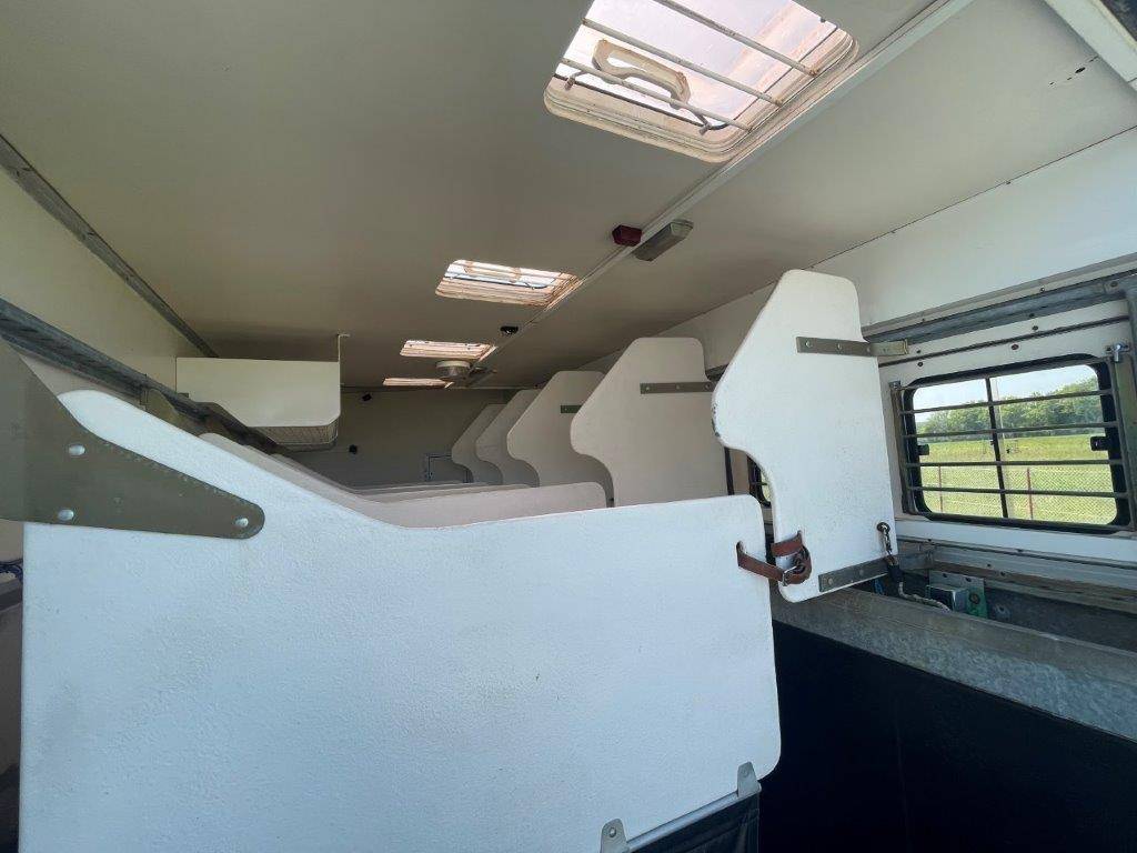 Zware paardenvrachtwagen (groot rijbewijs) Scania Donguy 2001 Tweedehands