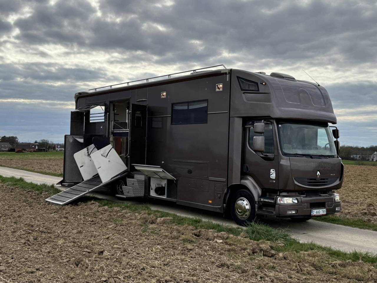 Zware paardenvrachtwagen (groot rijbewijs) Renault midlum 300 cv 2013 Tweedehands