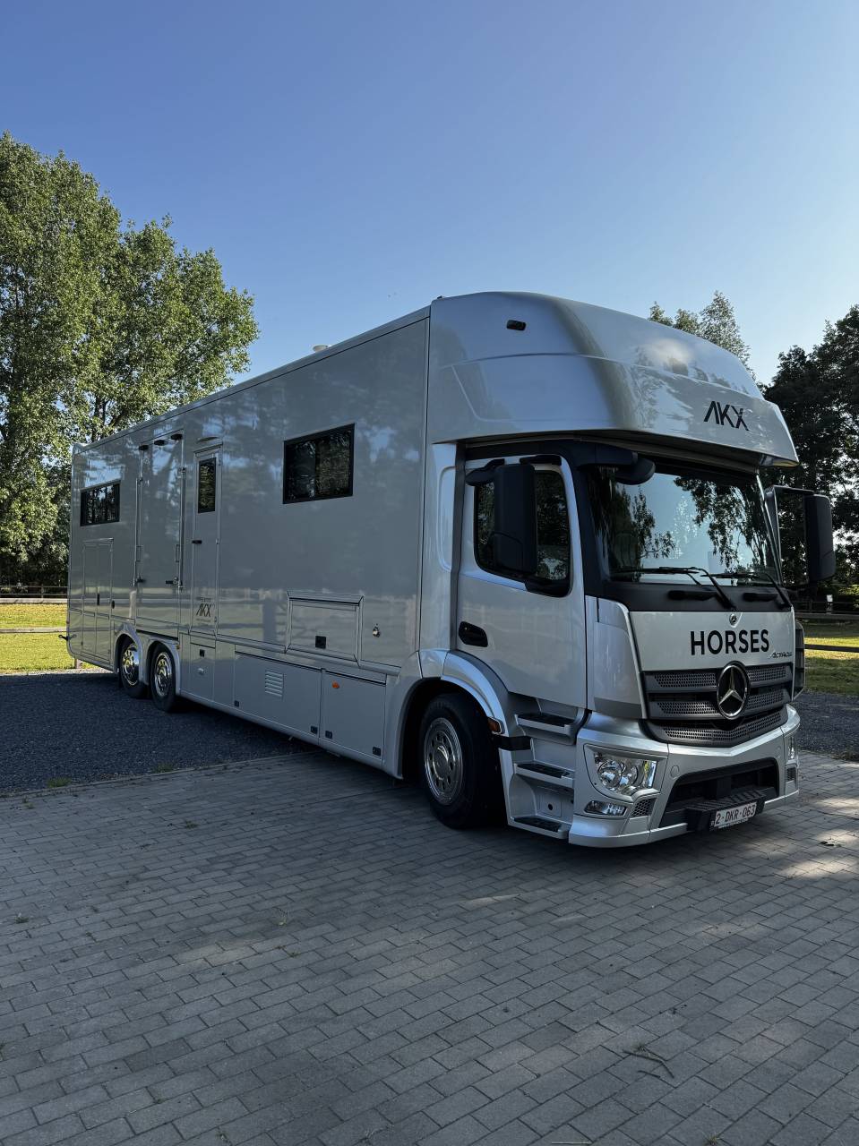 Mercedes actros 6 paarden