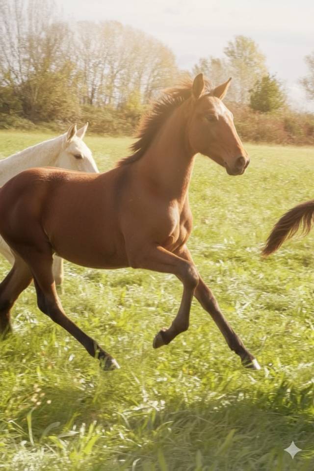 Veulen (ml) Lusitano Te koop 2025 Donker bruin / bai ,  Berlioz