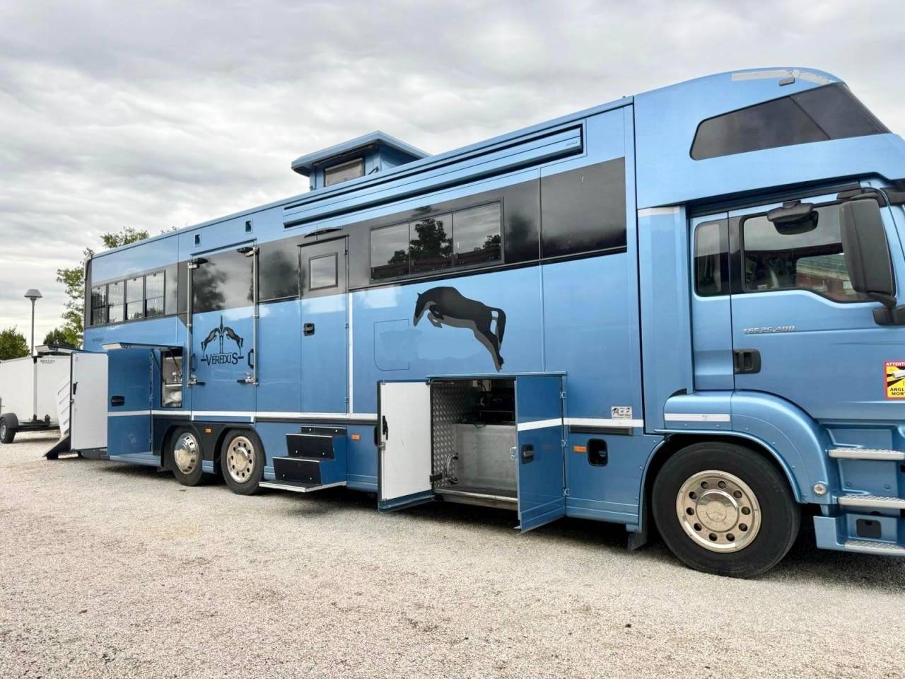 Zware paardenvrachtwagen (groot rijbewijs) Krismar pop et push out 2012 Tweedehands