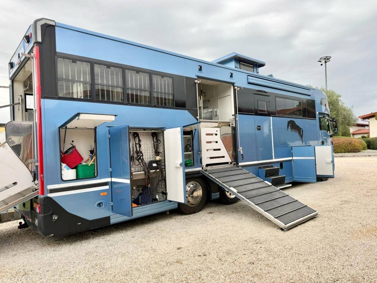 Zware paardenvrachtwagen (groot rijbewijs) Krismar pop et push out 2012 Tweedehands