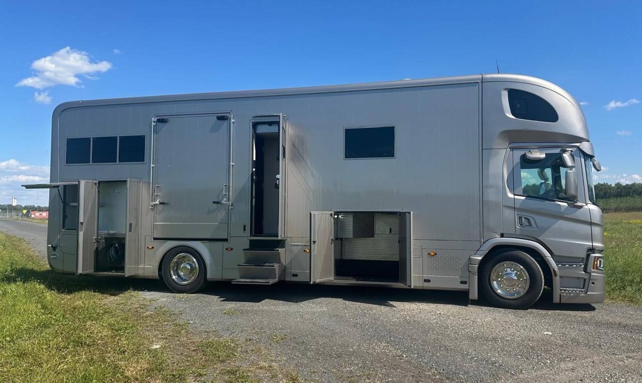 Zware paardenvrachtwagen (groot rijbewijs) Scania SCANIA 320 INterhorse 2025 Nieuw