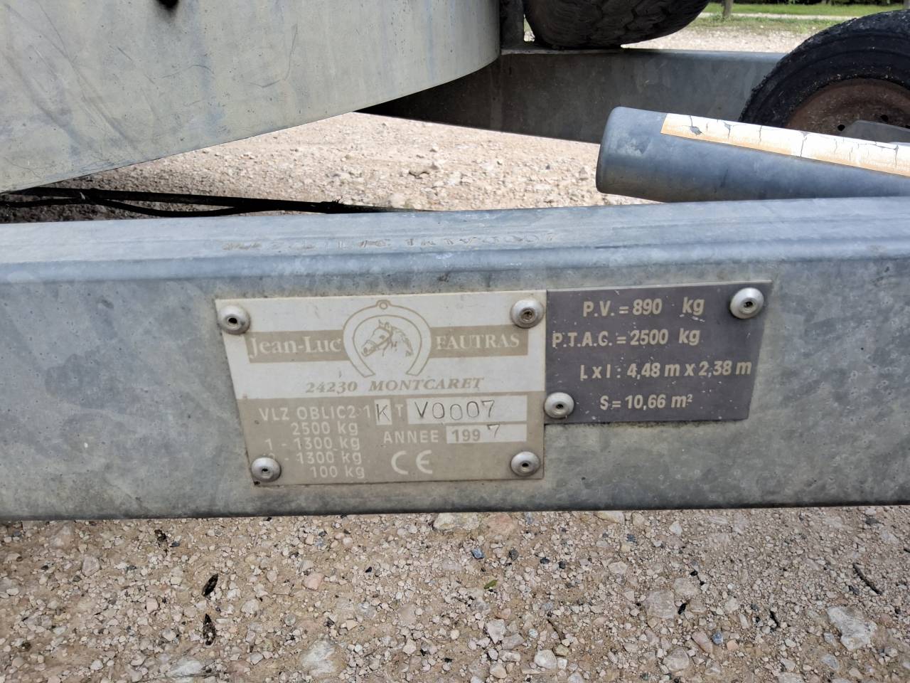 Paardentrailers Fautras  2 Paarden 1998 Tweedehands