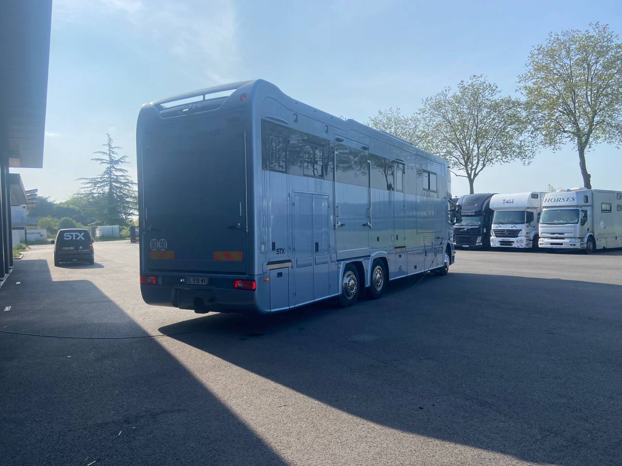 Zware paardenvrachtwagen (groot rijbewijs) Scania P 410 2017 Tweedehands