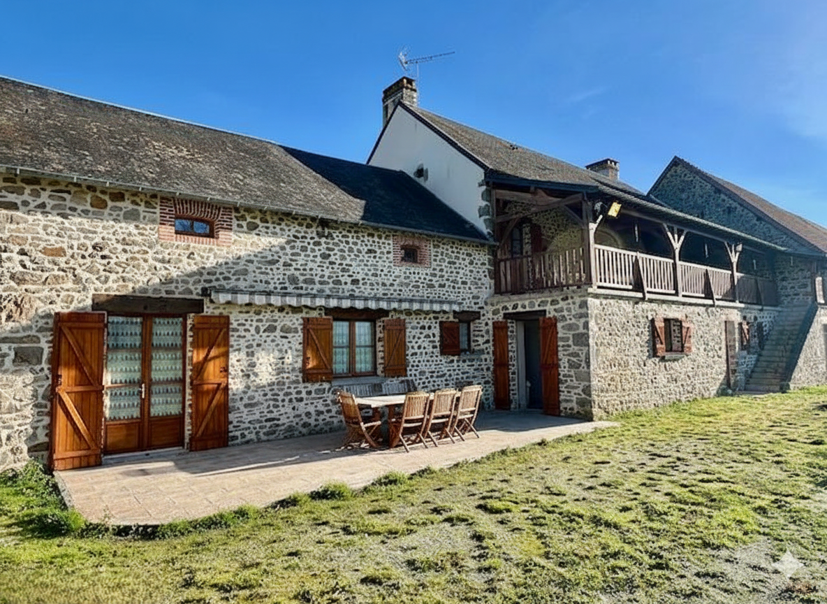 Plattelands huis Koop Creuse