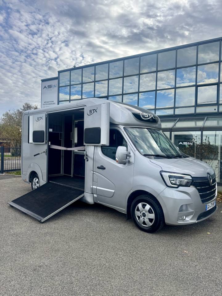 Kleine paardenvrachtwagen (B rijbewijs) Renault MASTER STX 2 HORSES  2021 Tweedehands
